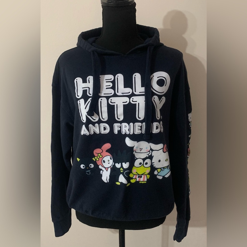 Hello Kitty and Friends Navy Blue Hoodie